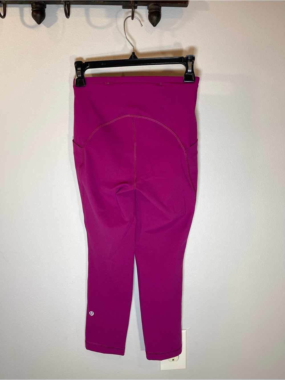 Lululemon Swift Speed High Rise Crop Leggings Magenta Pink 21” Size 4 Running - Picture 4 of 10
